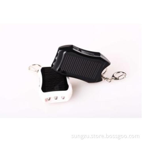 Portable MIni lithium battery solar charger with 3 flashlights 1200mah